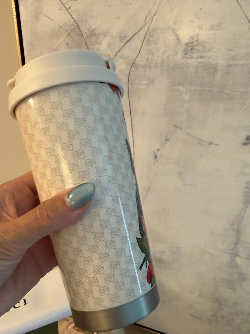 New Gucci GWP Cat 🐈⬛ themed design Travel Tumbler - Multicolor - Picture 10 of 14